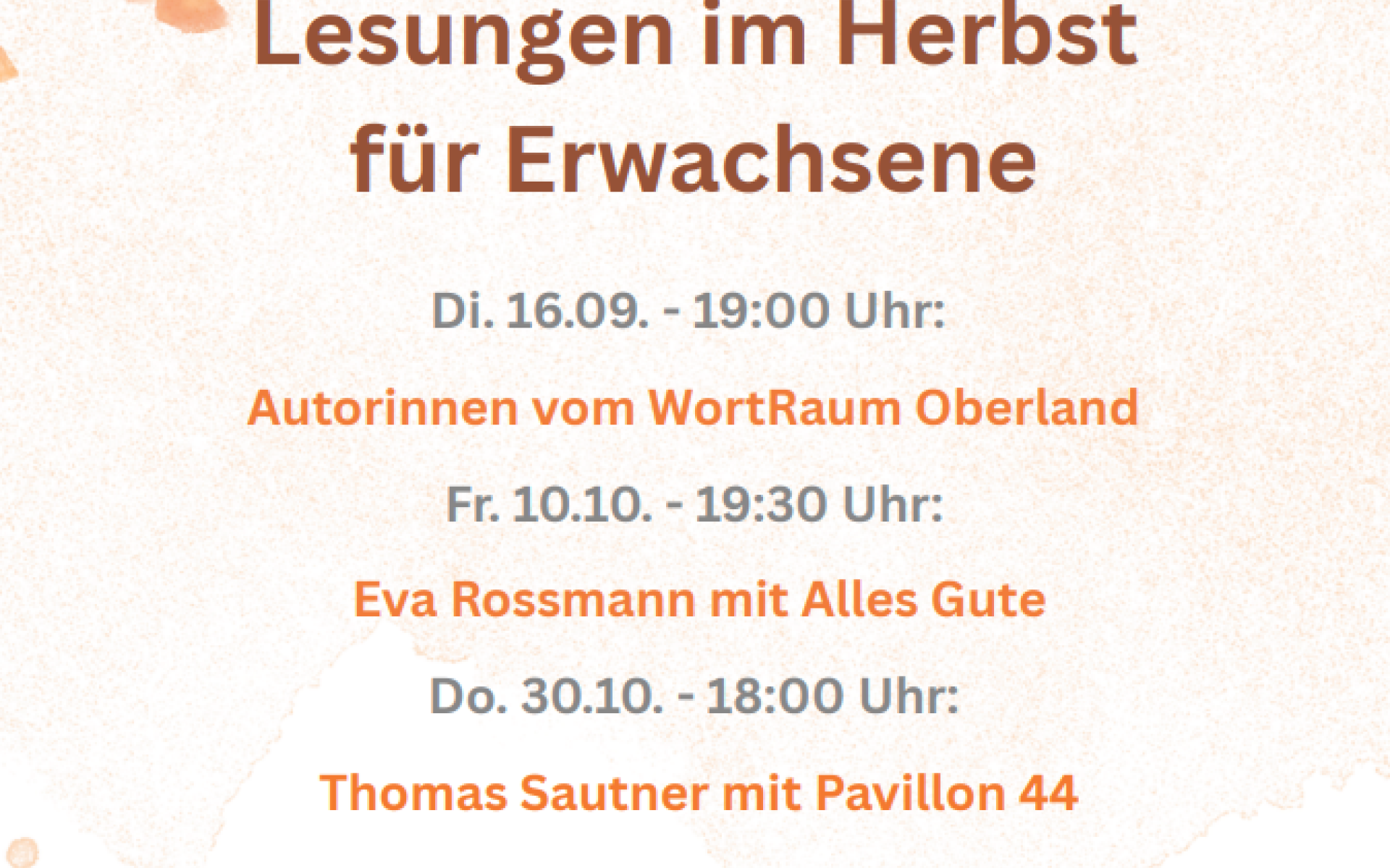 Lesungen